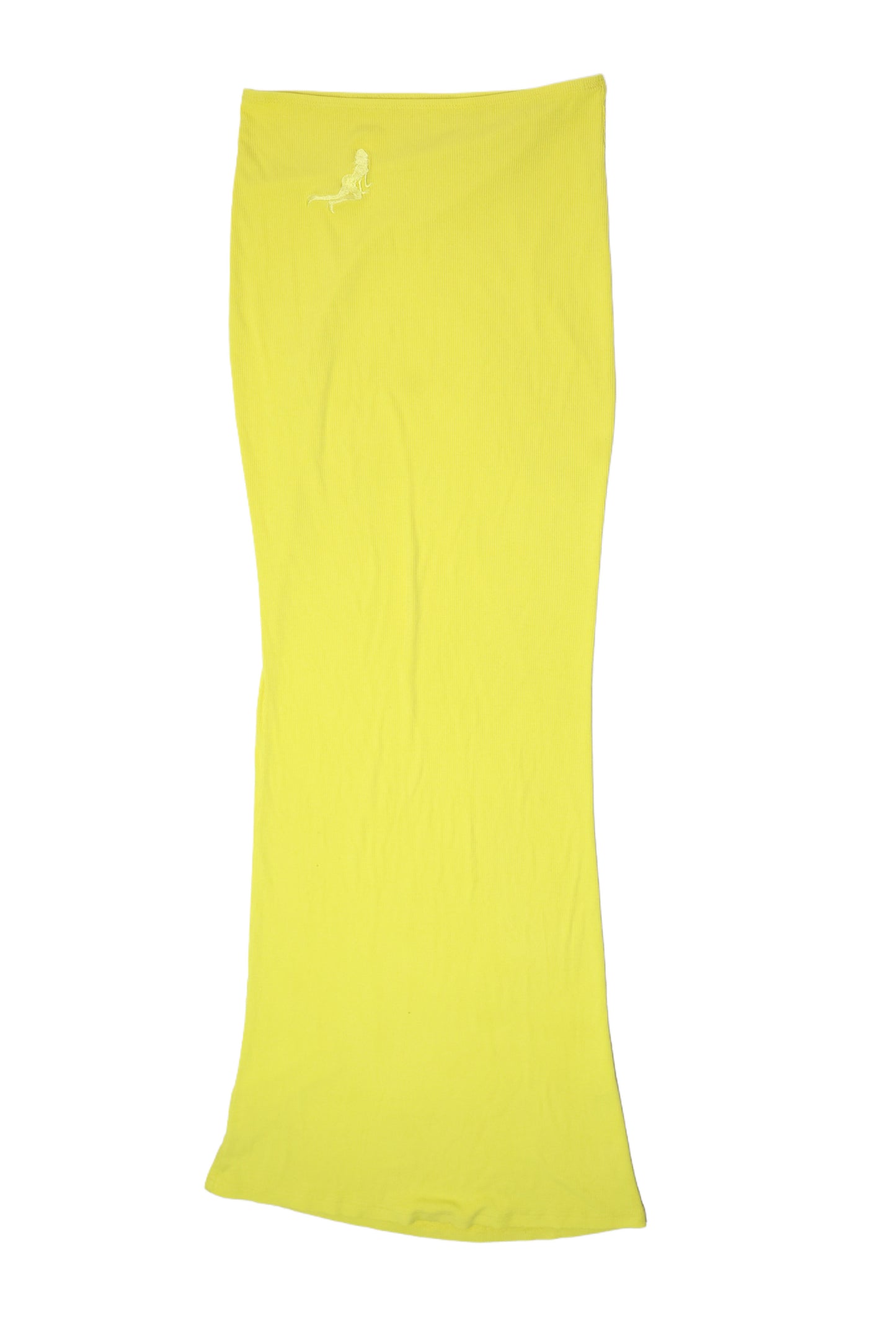 BADDIE YELLOW RIBBED SET